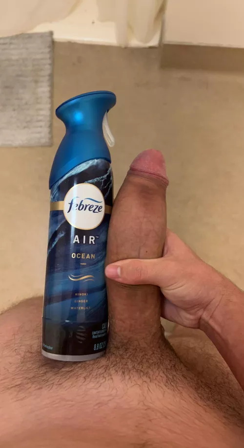 Almost as big as a febreze bottle