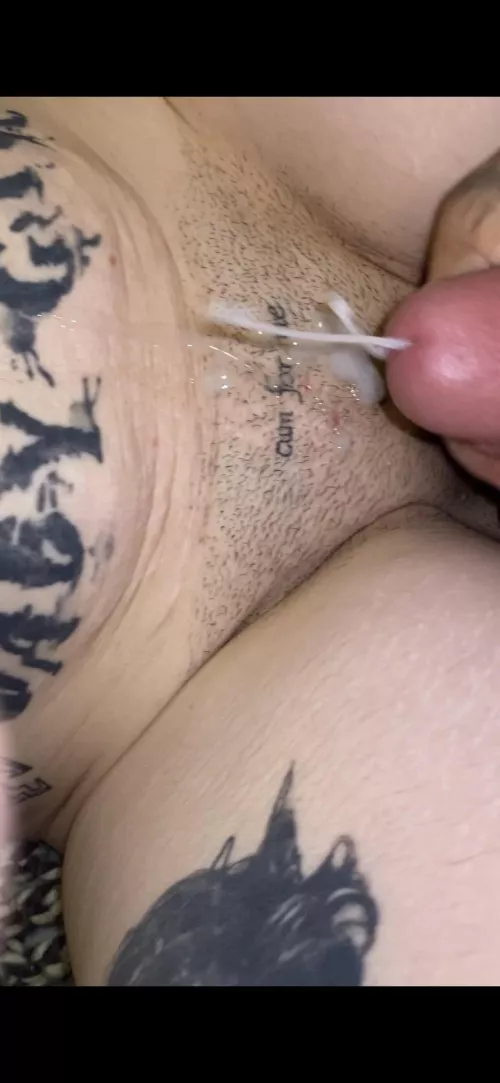 And he did cum for me