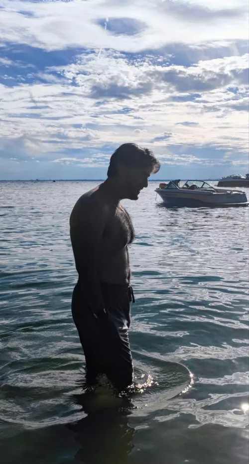 beach silhouette 👤