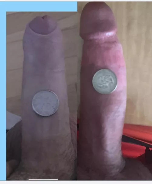 Close match, uncut vs cut who’s the bigger man?