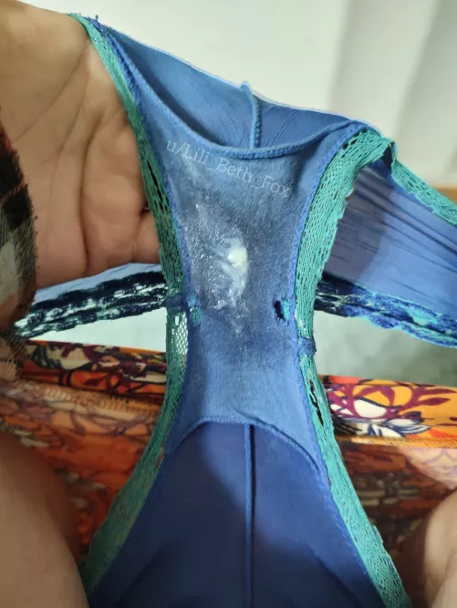 Dark colors always show off wetness the best!