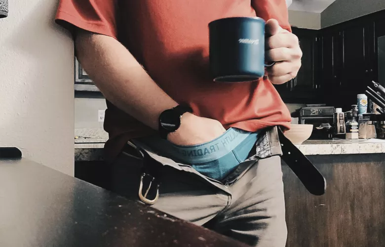 Doing my best Al Bundy as I enjoy my morning coffee