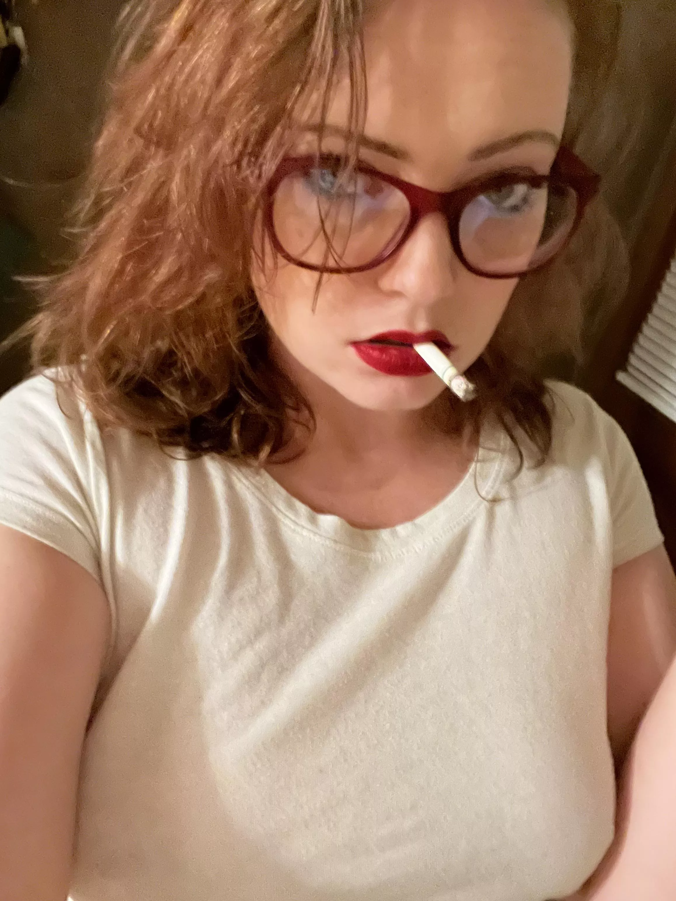 I can’t get enough red lipstick