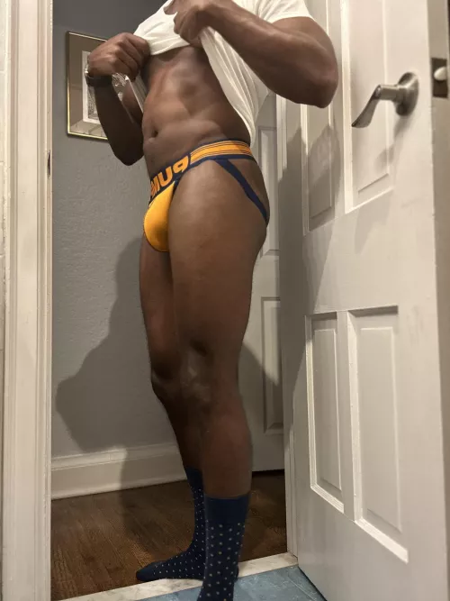 I think my socks match my jock !