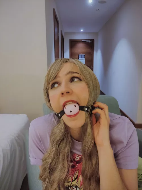 Maybe it's time to try a bigger ball gag?