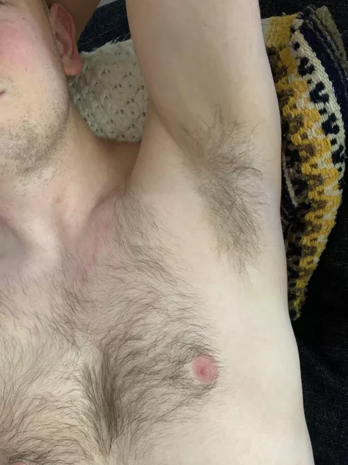 rest you head on my hairy chest and sniff my pits