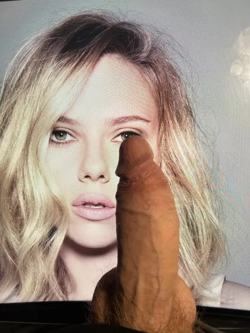 Scarlett Johansson makes my dick incredibly hard