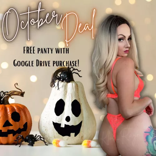 [Selling] 🚨October STEAL.! 🚨Free 24 hour wear panty with purchase of my STACKED Google Drive! 🤯120 videos and new uploads weekly!