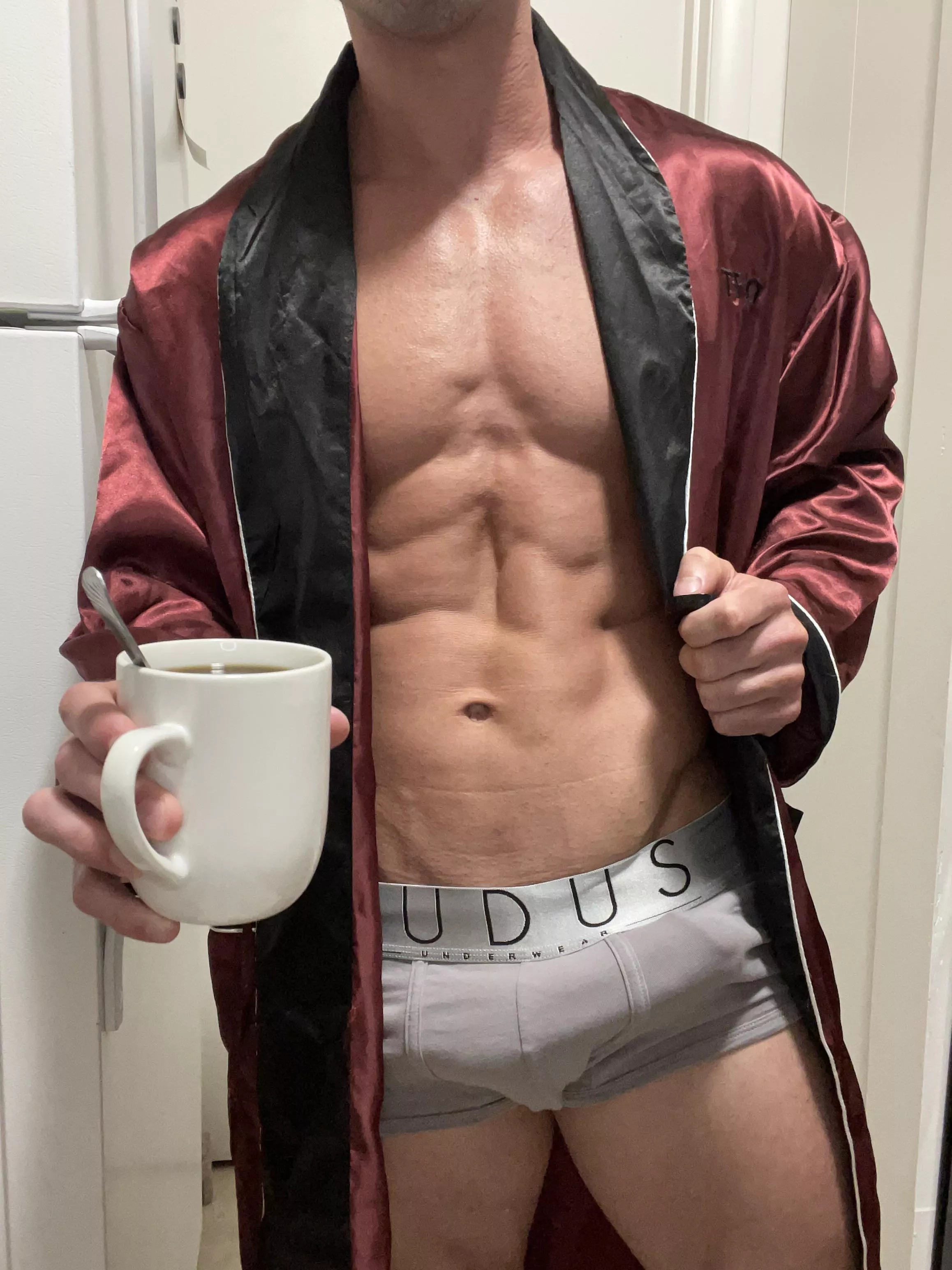 What my roommate sees every morning…