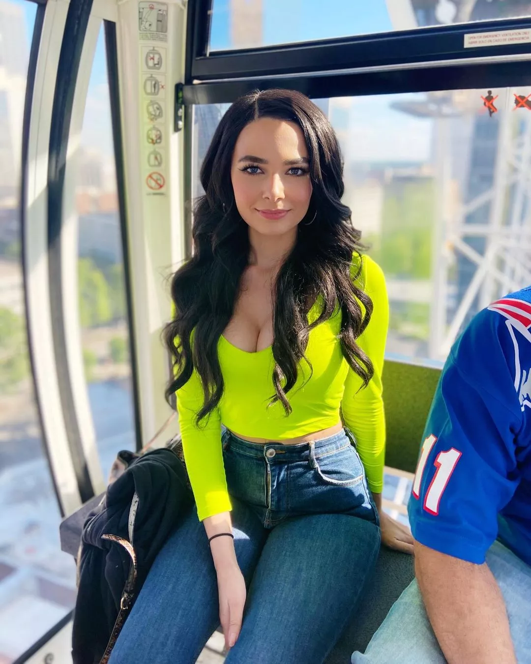Yellow crop top