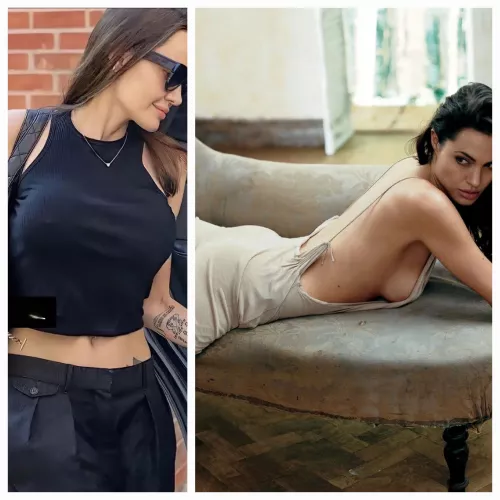 Angelina Jolie is making me throb uncontrollably, make me goon for her