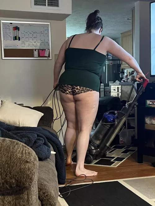 Don’t mind me while I clean the house