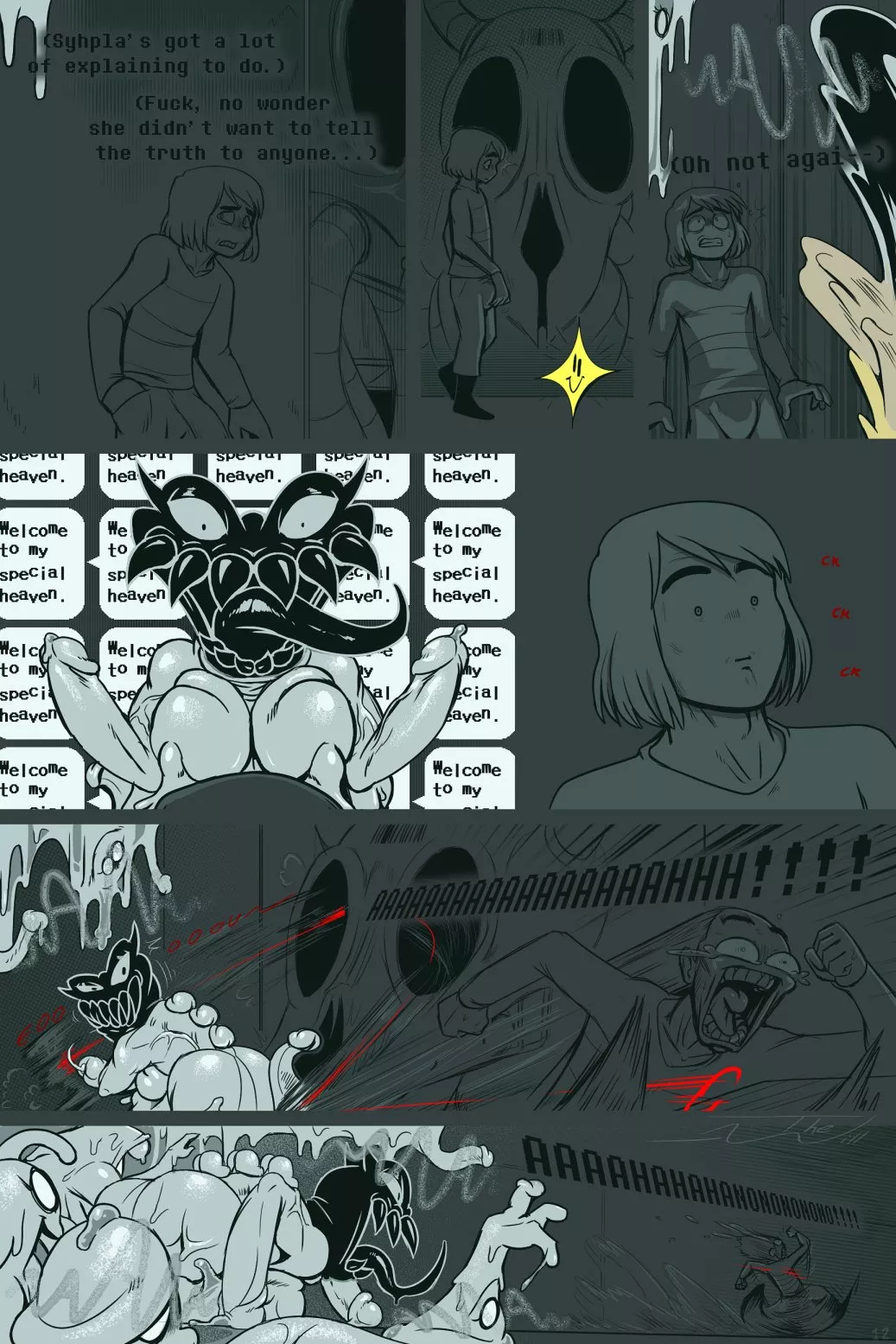 [Frisk, Amalgamate] Under(her)tail Part 8 Page 12