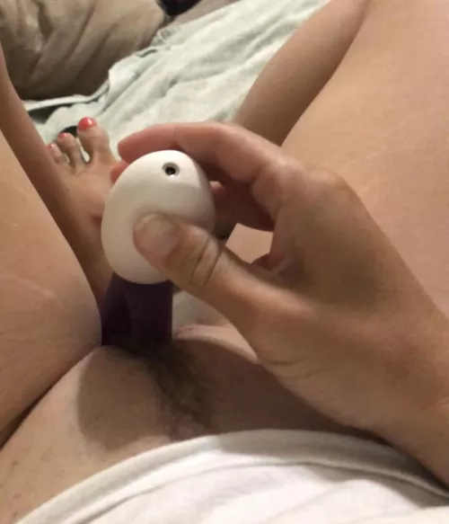 Husband is gone at work for the night, and I want to play