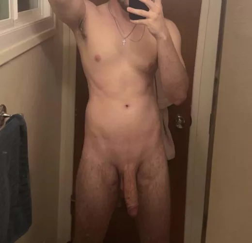 If you’re bigger, I’ll send pics of my gf and her reaction ;)