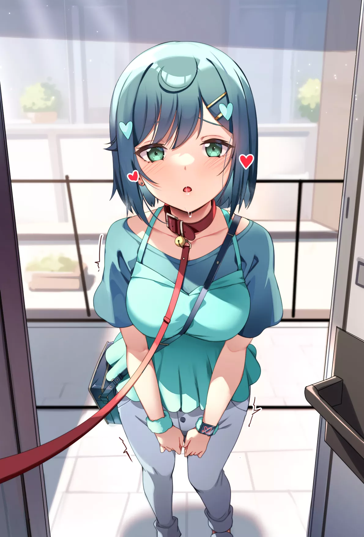 Imagine ordering a petgirl online, and she's delivered straight to your door in a collar and leash.