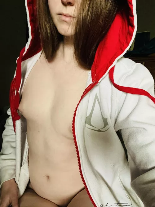 Is that your hidden blade or are you just happy to see me? [F]