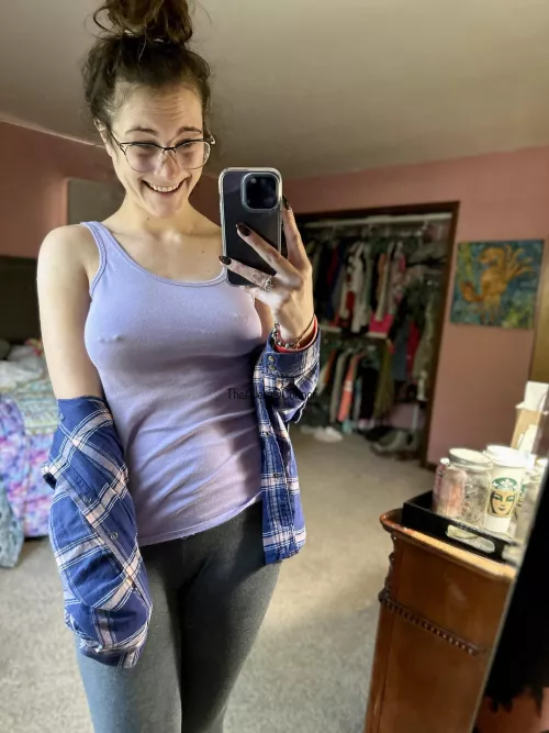 Just another day with my piercings poking out