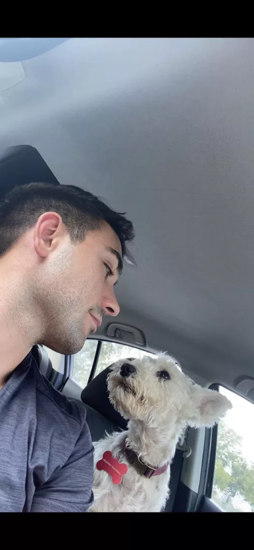 me and the only furry thing in my bed