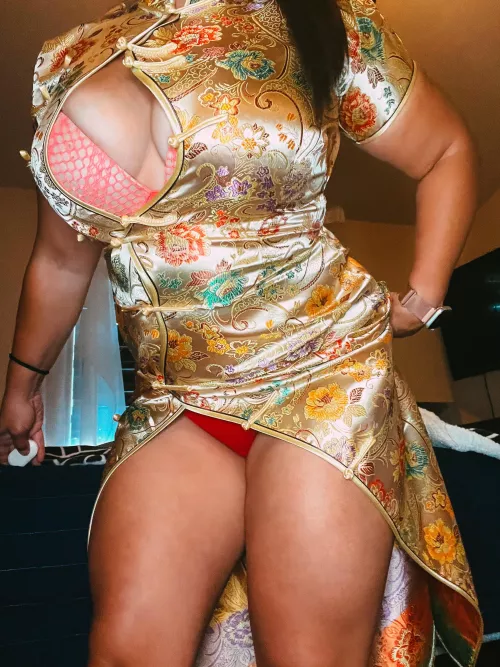 Mexican giving you Asian vibes in this dress