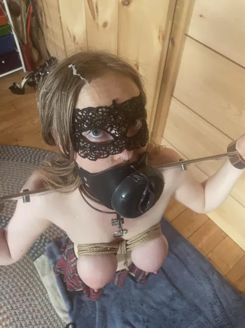 Mouth pussy gag works great! 💦