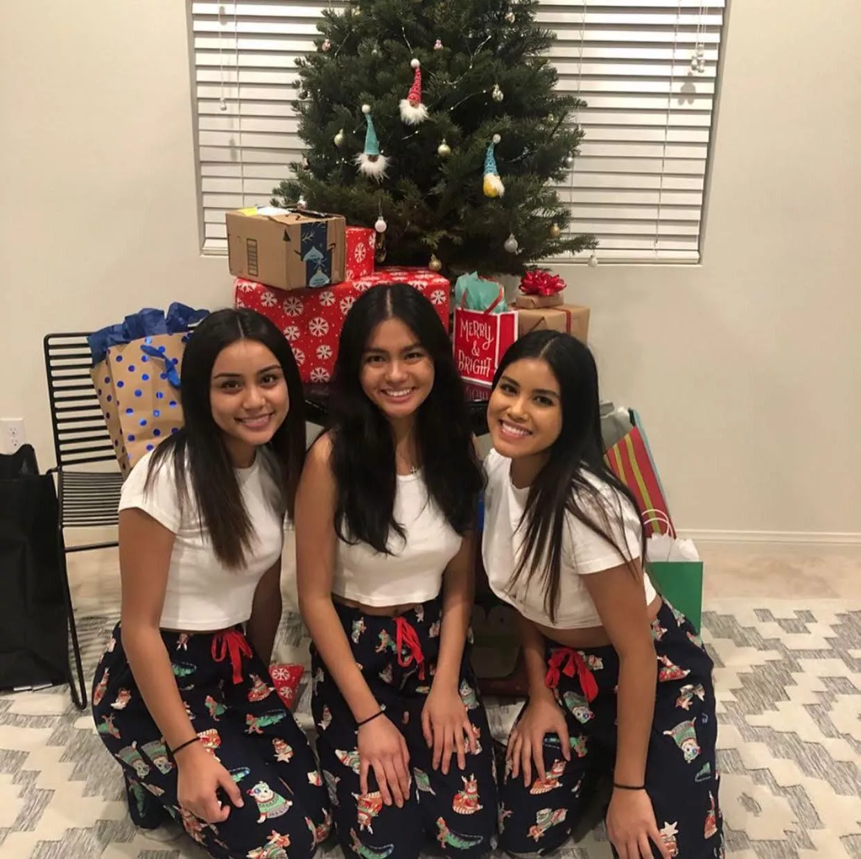 Roomies on Christmas night