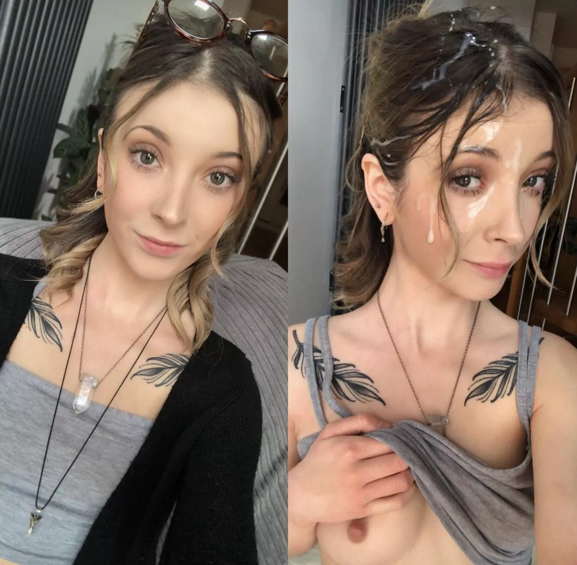 before & after 😋