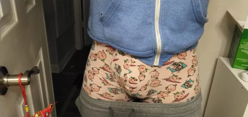 Flaccid through my underwear