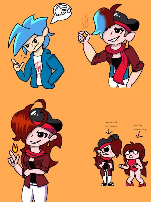 FNF Boyfriend to Big Swingin Sister by Fridgeballz