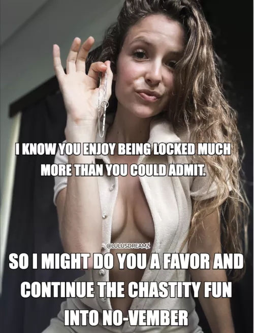 I know how much you actually enjoy it 😈