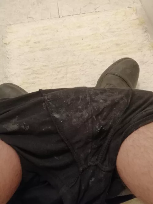 my underwear after I came on a train and had anything else to clean myself