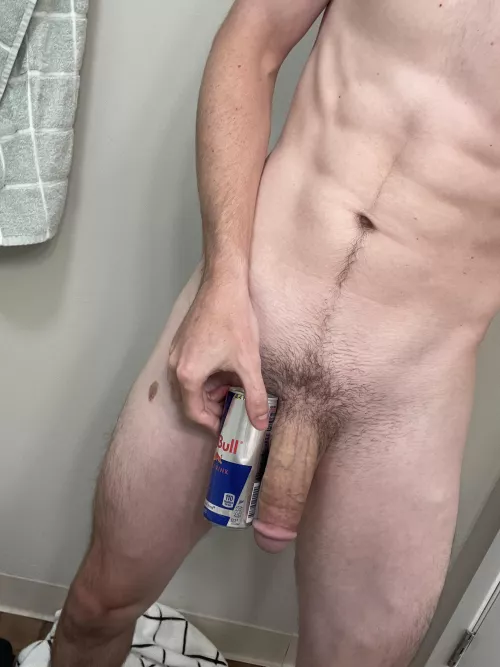 Red Bull and a softie
