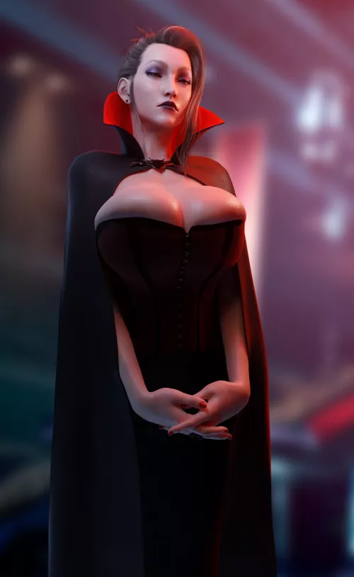 Scarlet's costume for the Shinra Company Halloween Party (Batesz)