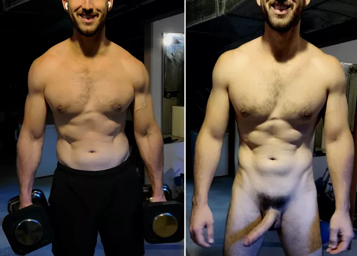 [35] I only workout so I can pick you up and bounce you on it 😈