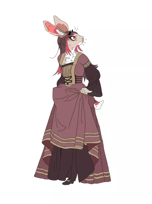 Commission I made for @hornedbunny on twitter!! (my tt: @grabazyca)