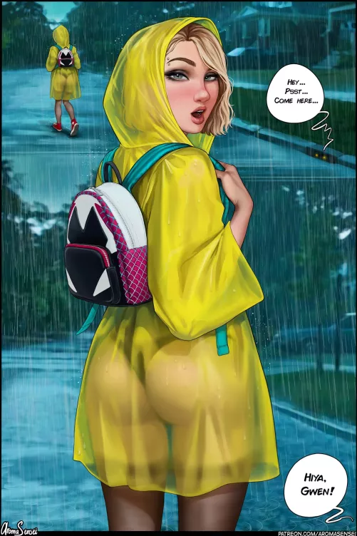 Gwen Stacy Walking Home Alone (Aroma Sensei) [Marvel]