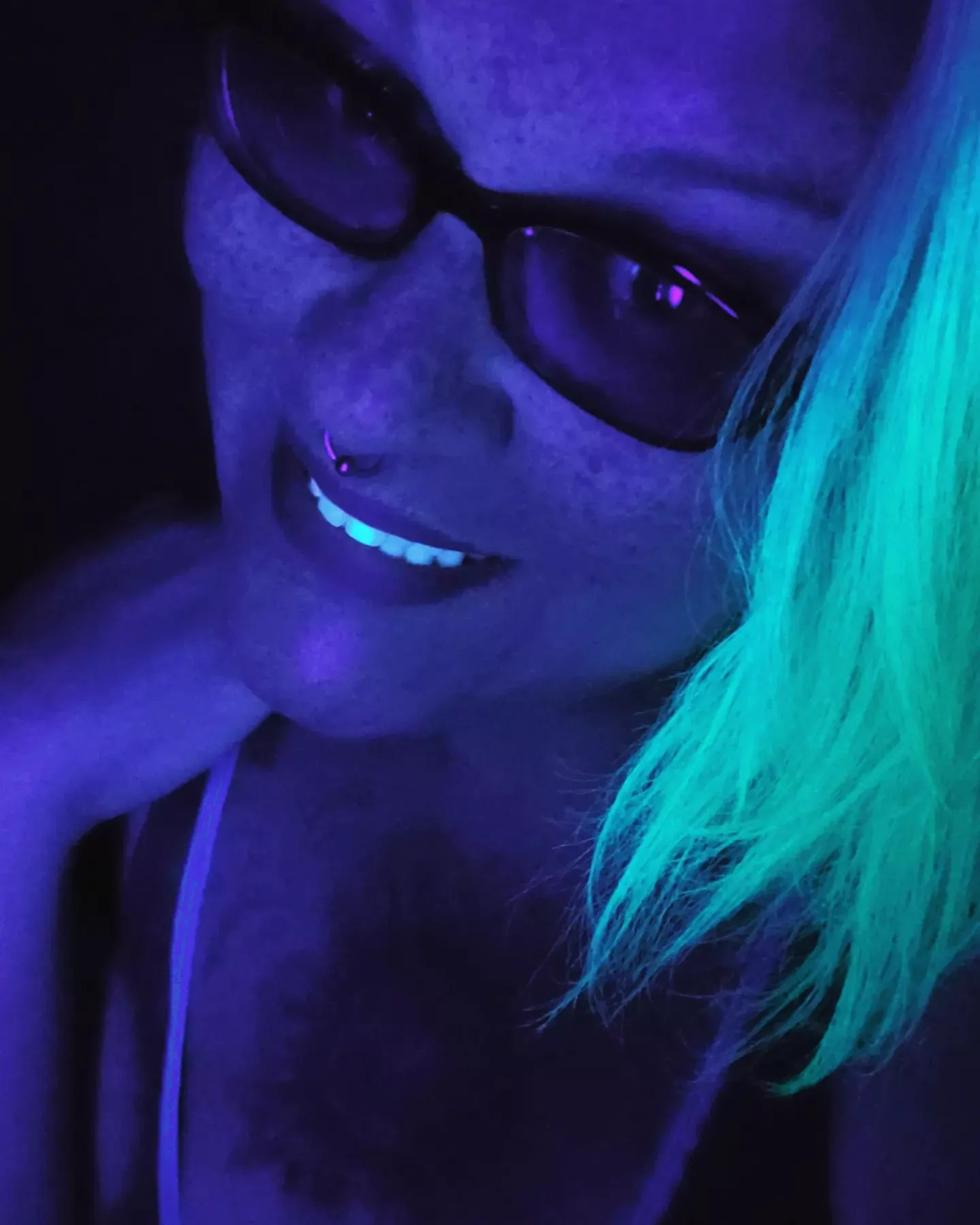 I work at a haunt, am a cosmetologist doing her own hair, and (small personal win) I'm down 50lbs since my heaviest. I'm feeling pretty good lately. Hope you are too! ;) I work at a haunt, am a cosmetologist doing her own hair, and (small personal win) I'm down 50lbs since my heaviest. I'm feeling pretty good lately. Hope you are too! ;)