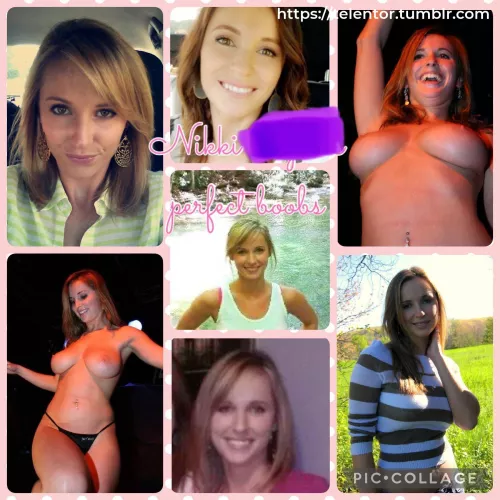 Nikki showing all the boys her perfect boobs. And some then & now pics. ↓↓↓↓