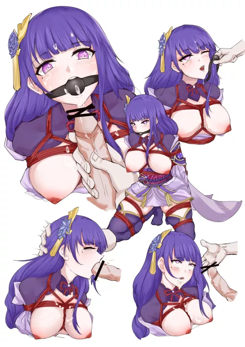 Raiden Shogun used & sprayed (ballgag) ↓↓