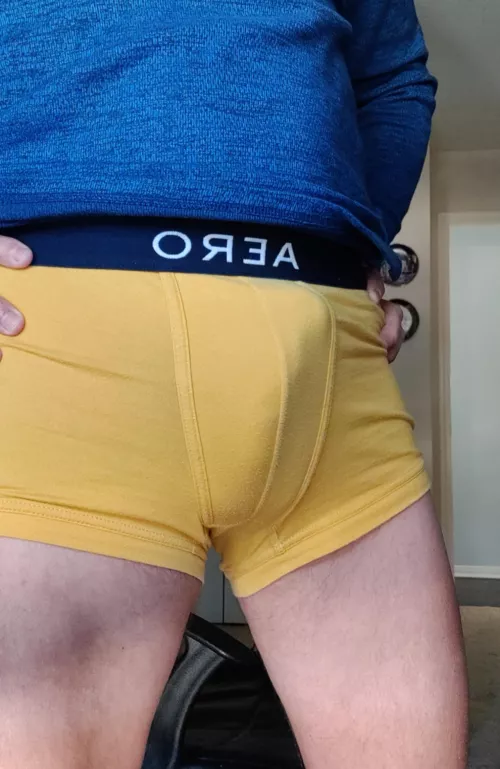 Rub it through the underwear