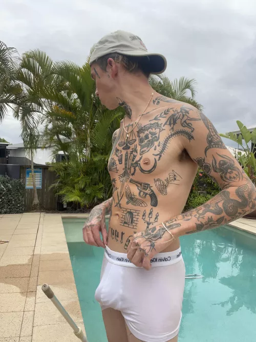 They went see through when I went in the pool