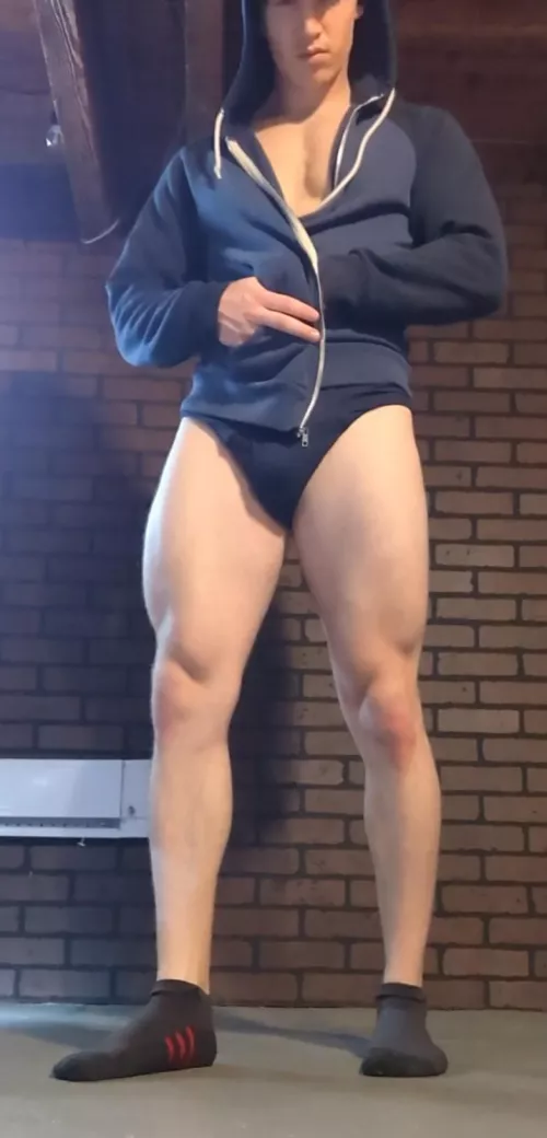 Needed the hoodie to stay warm