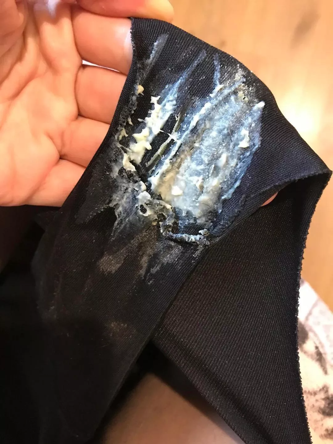 [selling] used black thong worn for 4 days now so full of my smell. Had been playing with myself today so got a lot of my pussy juice in it now. Message me if interested in buying! 😊