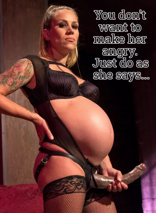 Treading on eggshells with your pregnant wife