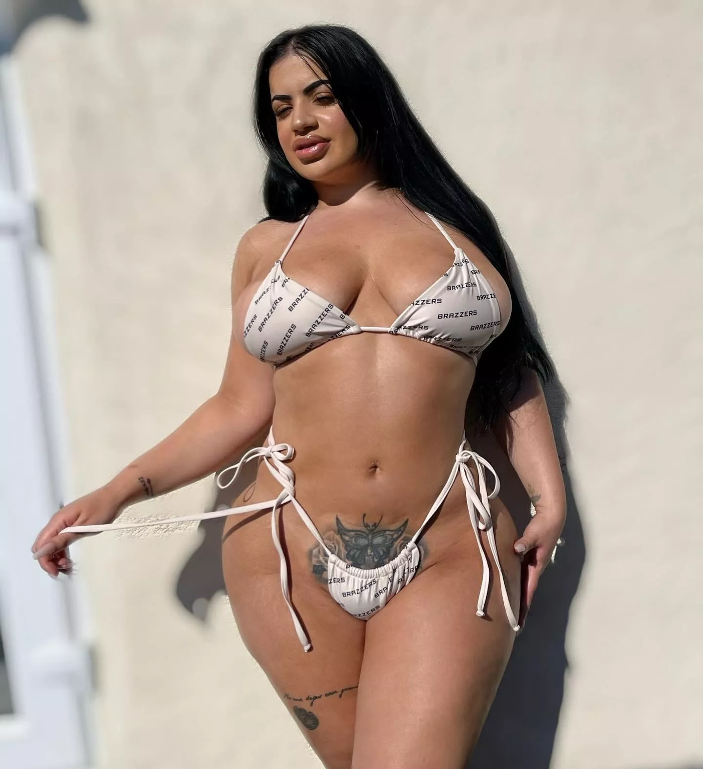 White bikini