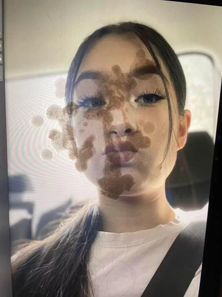 Covered her