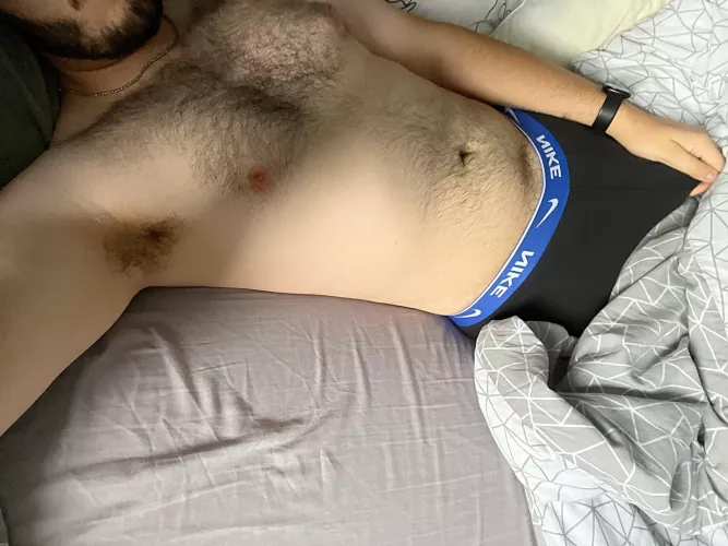 fancy burying your face in my pits this morning? they smell ripe as fuck 😈