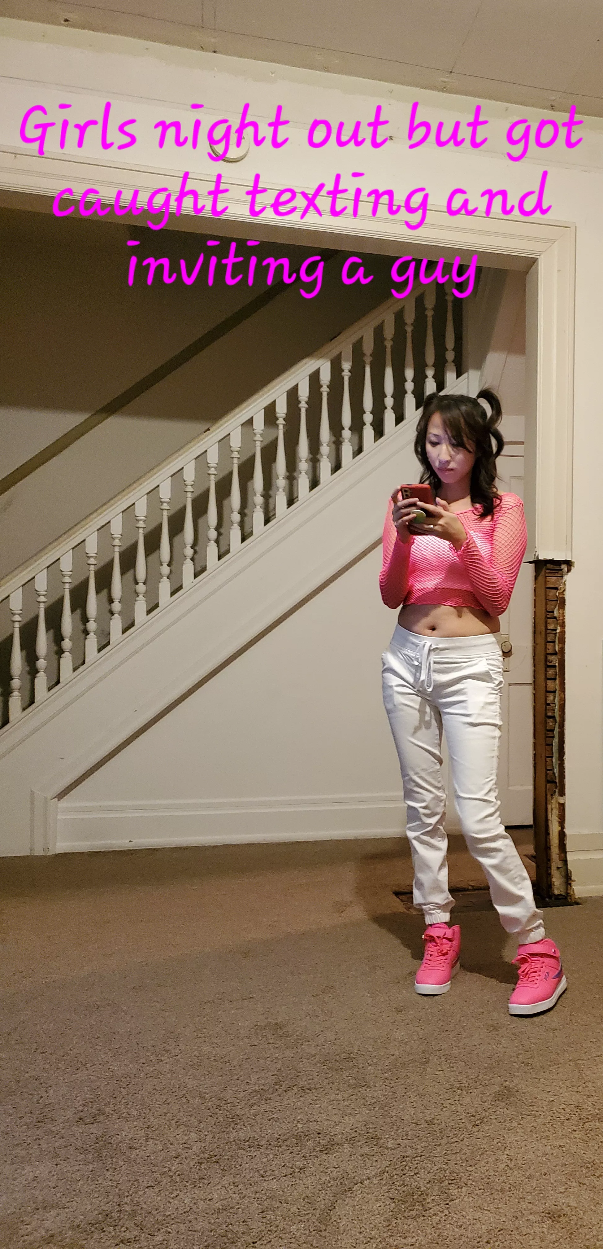 Got caught texting