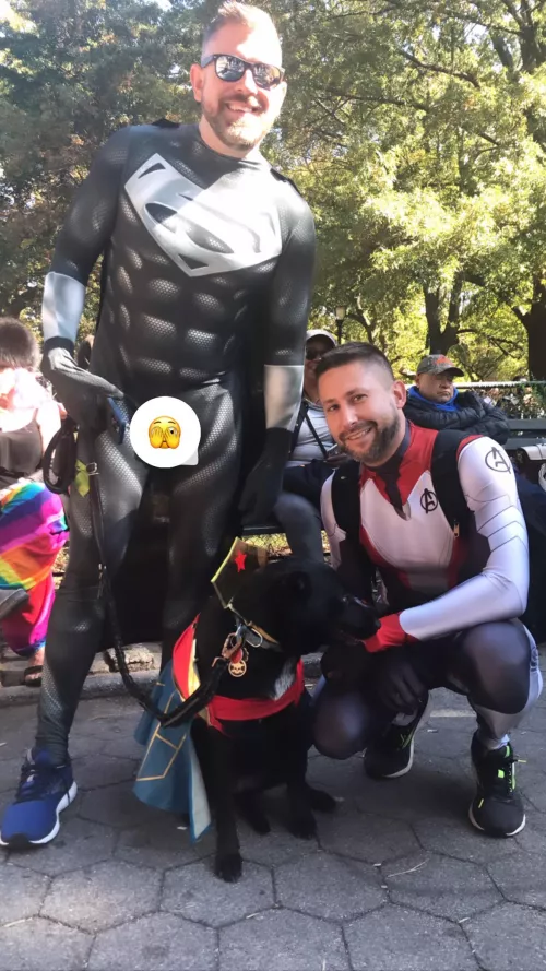 It was a ‘super’ great day for the dog costume parade