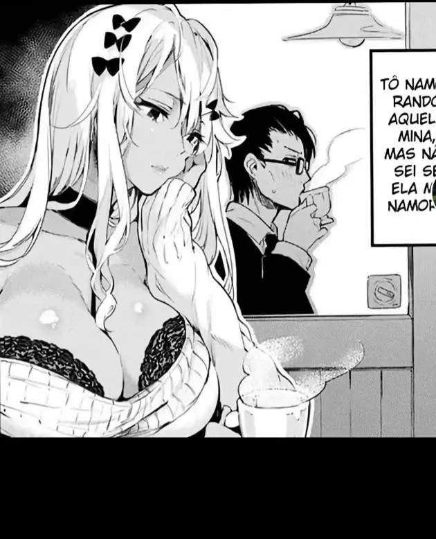 LF Mono Source: 1girl, 1boy, drinking, dark skin, gyaru, glasses (dialog has be edited therefore unimportant) LF Mono Source: 1girl, 1boy, drinking, dark skin, gyaru, glasses (dialog has be edited therefore unimportant)